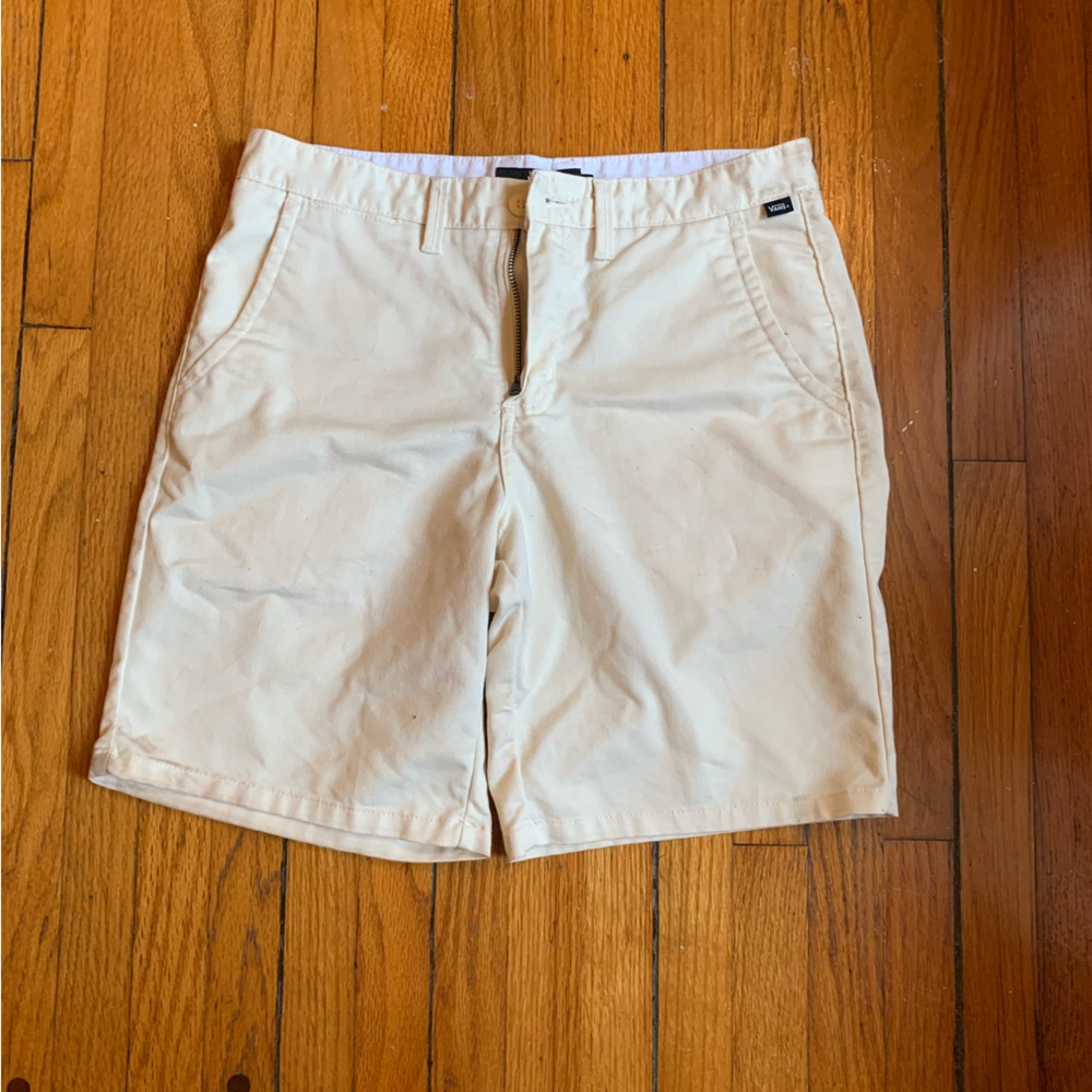 Men's white/cream Vans Shorts